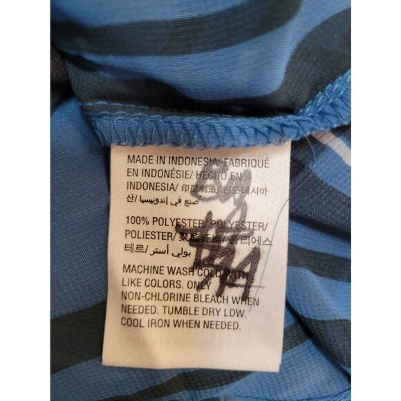 Style & Co Sz L Blue Mod Plaid Crossover Top New - Picture 7 of 7